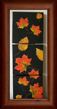 Falling leaves   2012 Acrylic Triptych