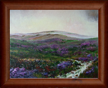 Moorland stream   2012 Acrylic